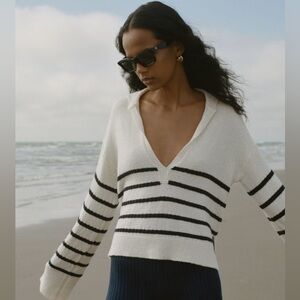 Matthew Bruch Sailor Striped Sweater